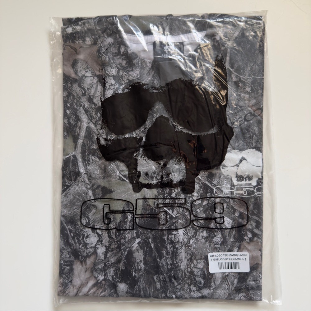 G59 LOGO TEE (CAMO) brand new. size large